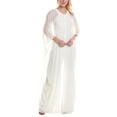 thumbnail image 1 of Halston womens  Nyla Jumpsuit, 2, White, 1 of 3
