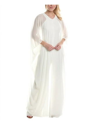 Halston jumpsuit white hotsell