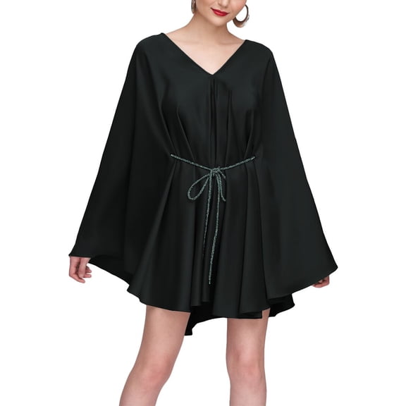 Halston womens  Ola Dress, 2, Black