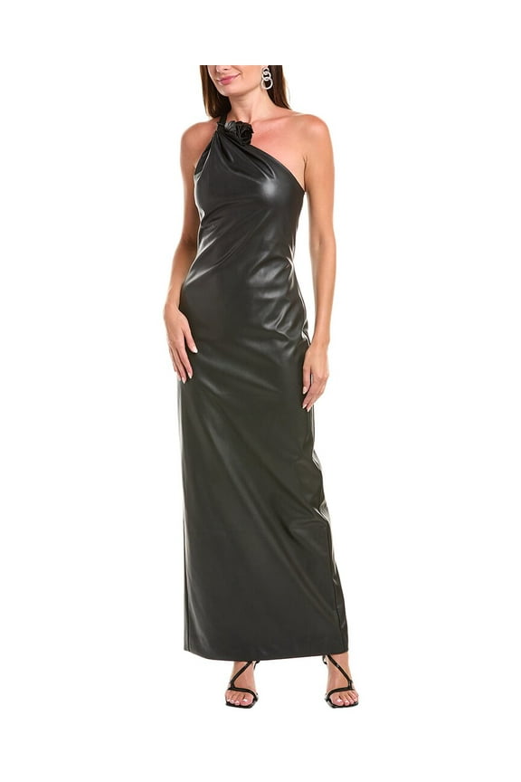 womens Rhia Gown, 8, Black