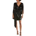 thumbnail image 1 of Halston womens  Saga Cocktail Dress, 14, Black, 1 of 3
