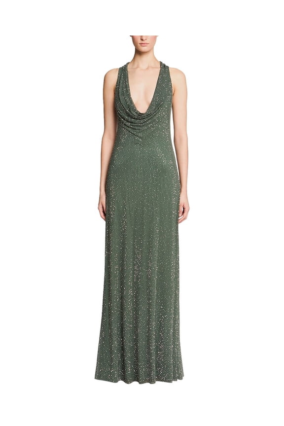 womens  Sunni Crystal Mesh Gown, 12