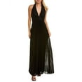 thumbnail image 1 of Halston womens  Tiffany Gown, 8, Black, 1 of 3