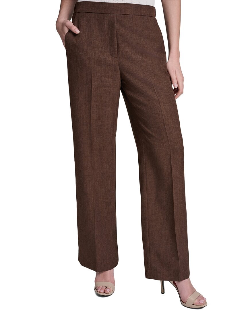 Halston Wide Leg Ruched Pull-On Pant Women's