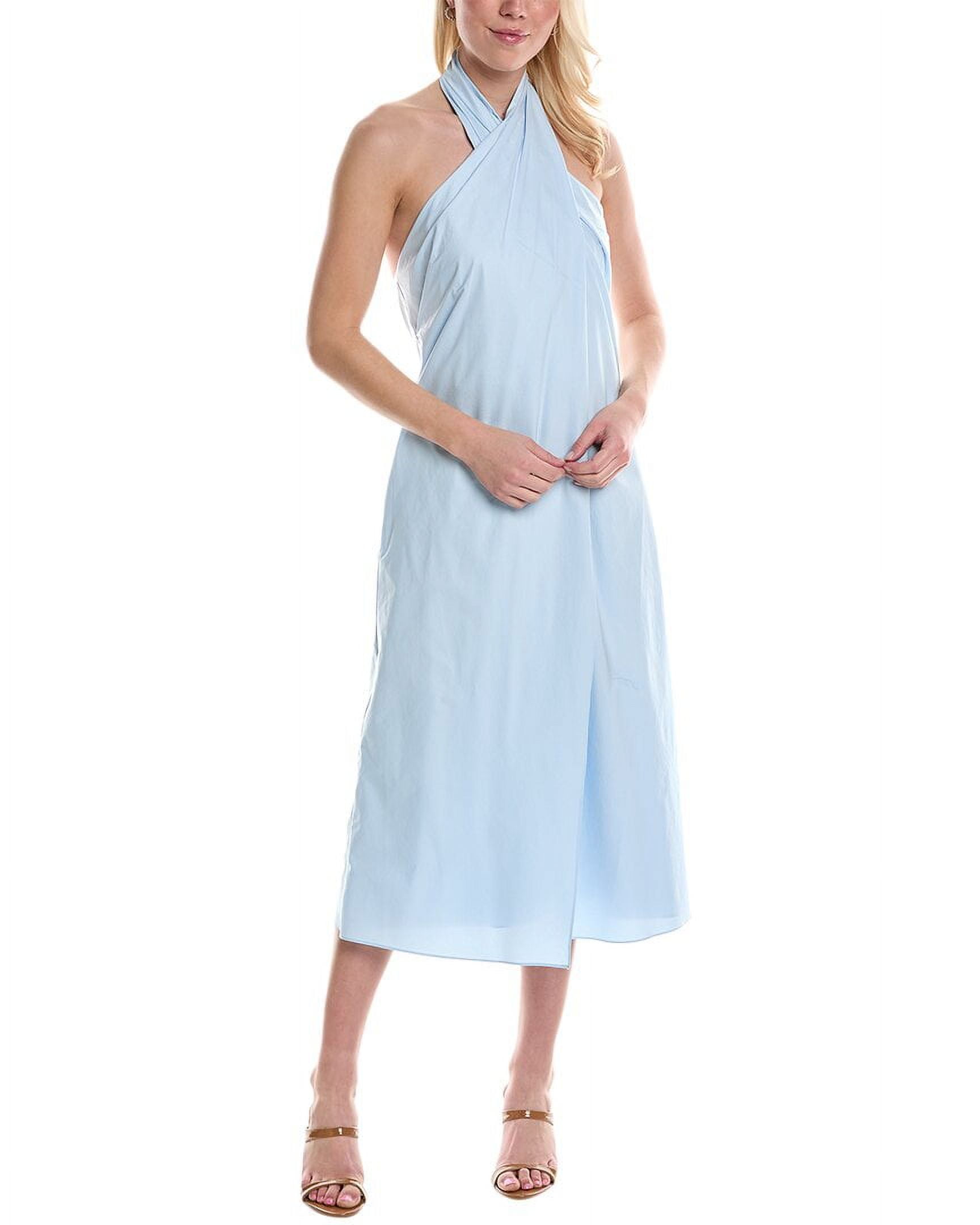 knee length dresses for ladies Marguerite Crepe Midi Dress  Halston