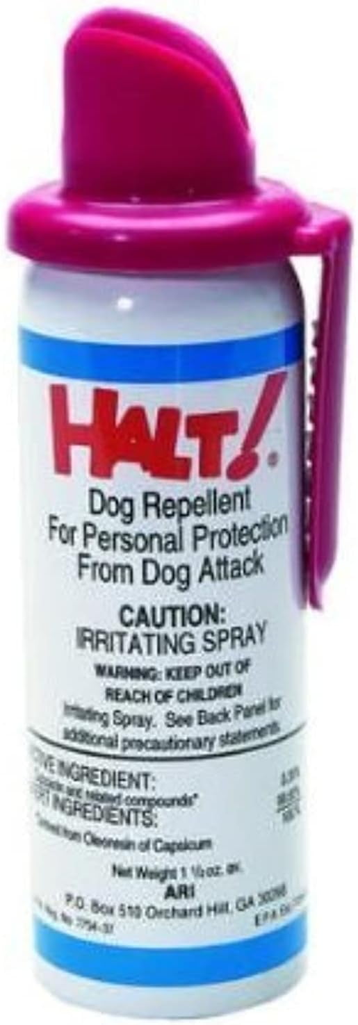 Halt II Dog Repellent Spray Repeller 1.5 oz Personal Protector Stop