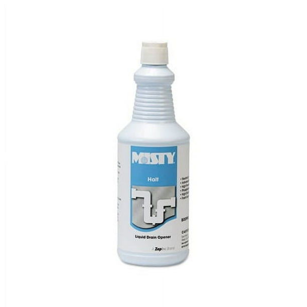 Halt Liquid Drain Opener, 32 oz Bottle, 12/Carton Halt Liquid Drain Opener, 32 oz Bottle, 12/Carton