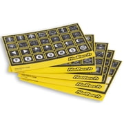 Haltech CAN Keypad Label Set