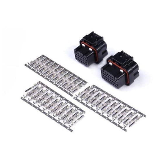 Haltech AMP 26 34 Pin 4 Row 3 Keyway Superseal Connector Set Plug Pins