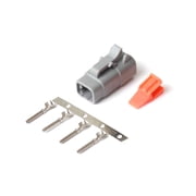 Haltech Male Deutsch DTM-4 Connector 7.5 Amp Plug Pins