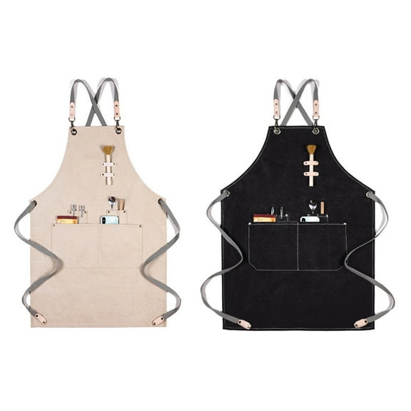 RENACLIPY Adjustable Neck Kitchen Apron with Pockets for Cooking, Serving, and Baking, and Comfortable