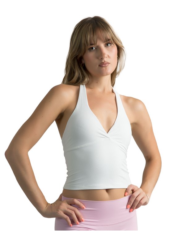 Halter Deep-V Neck Tank