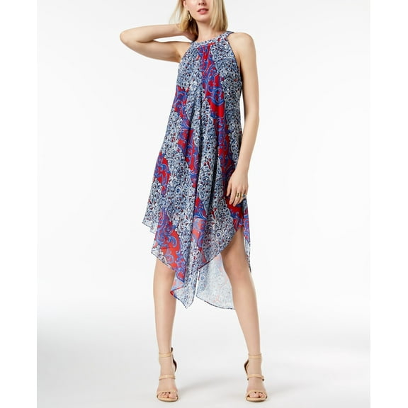 Halter Handkerchief Dress Majestic Plum S