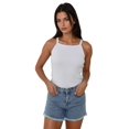 thumbnail image 1 of Halter Neck Fitted Basic Tank Top, 1 of 5