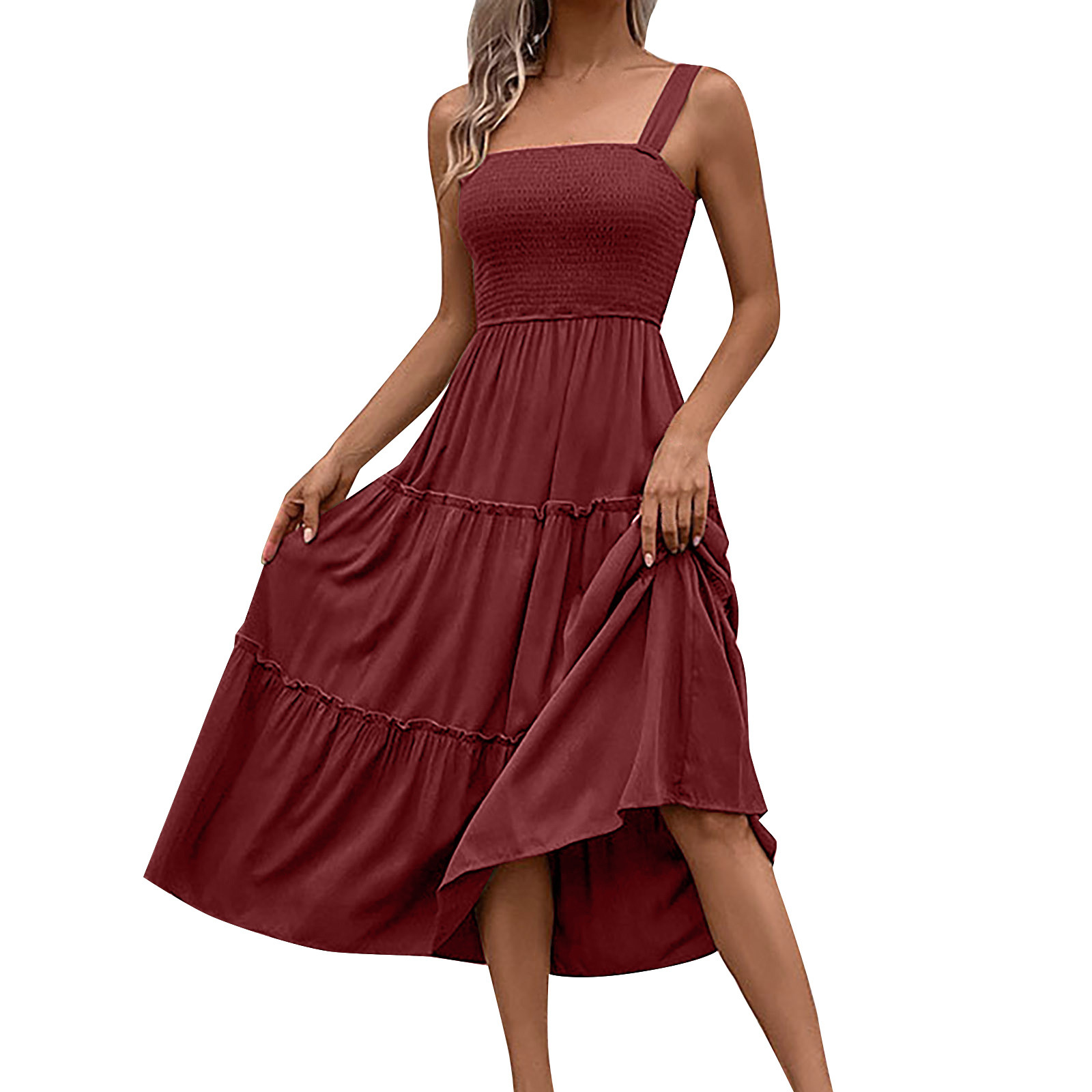Halter Neck Maxi Dress Cute Maxi Dresses for Women Semi Formal Dresses