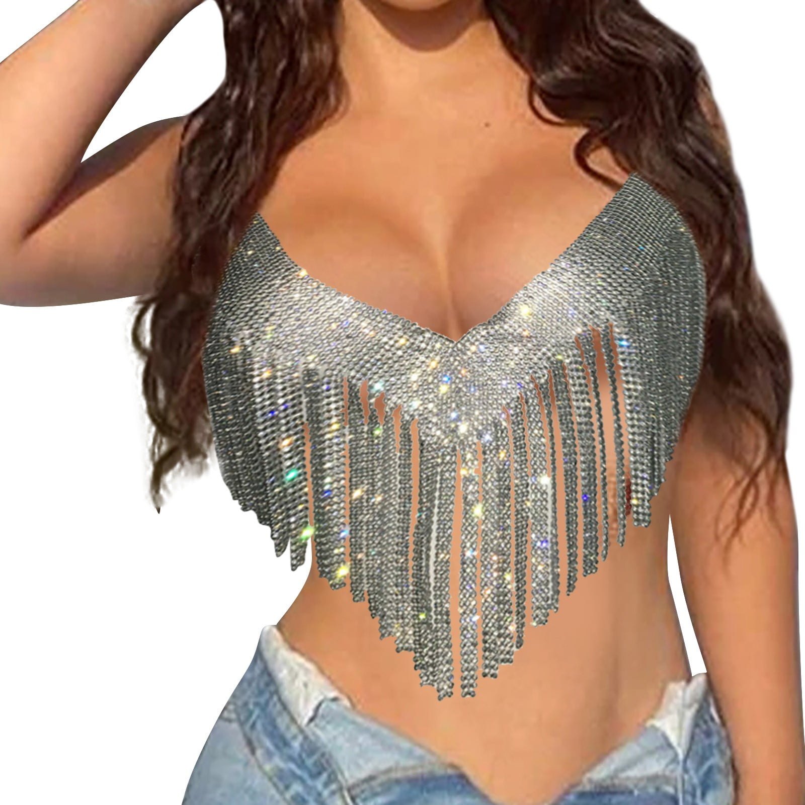 Rhinestone tank top, Collection 2023