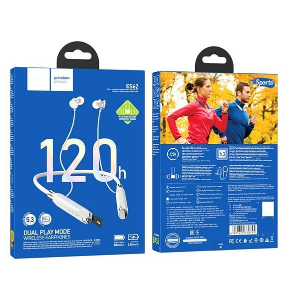 Halter Wireless Sports Bluetooth Earphone 120 Hours Ultra-long Life Battery Music Can Talk