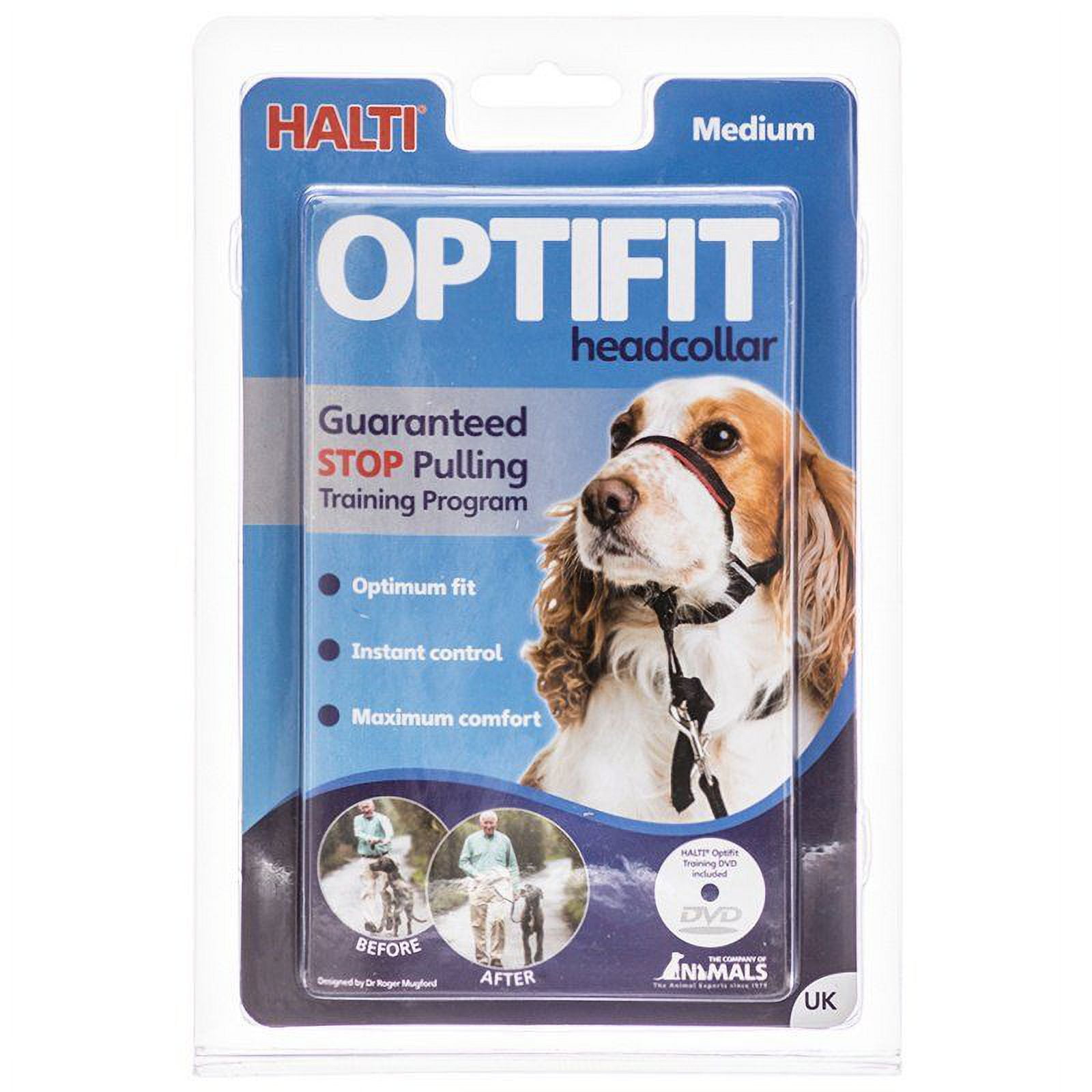 Halti Optifit Deluxe Headcollar for Dogs Medium Cattledog