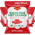 thumbnail image 1 of Halva Sugar-Free Soft Licorice Strawberry Flavored, 3 Oz Bag(PACK OF 8), 1 of 4