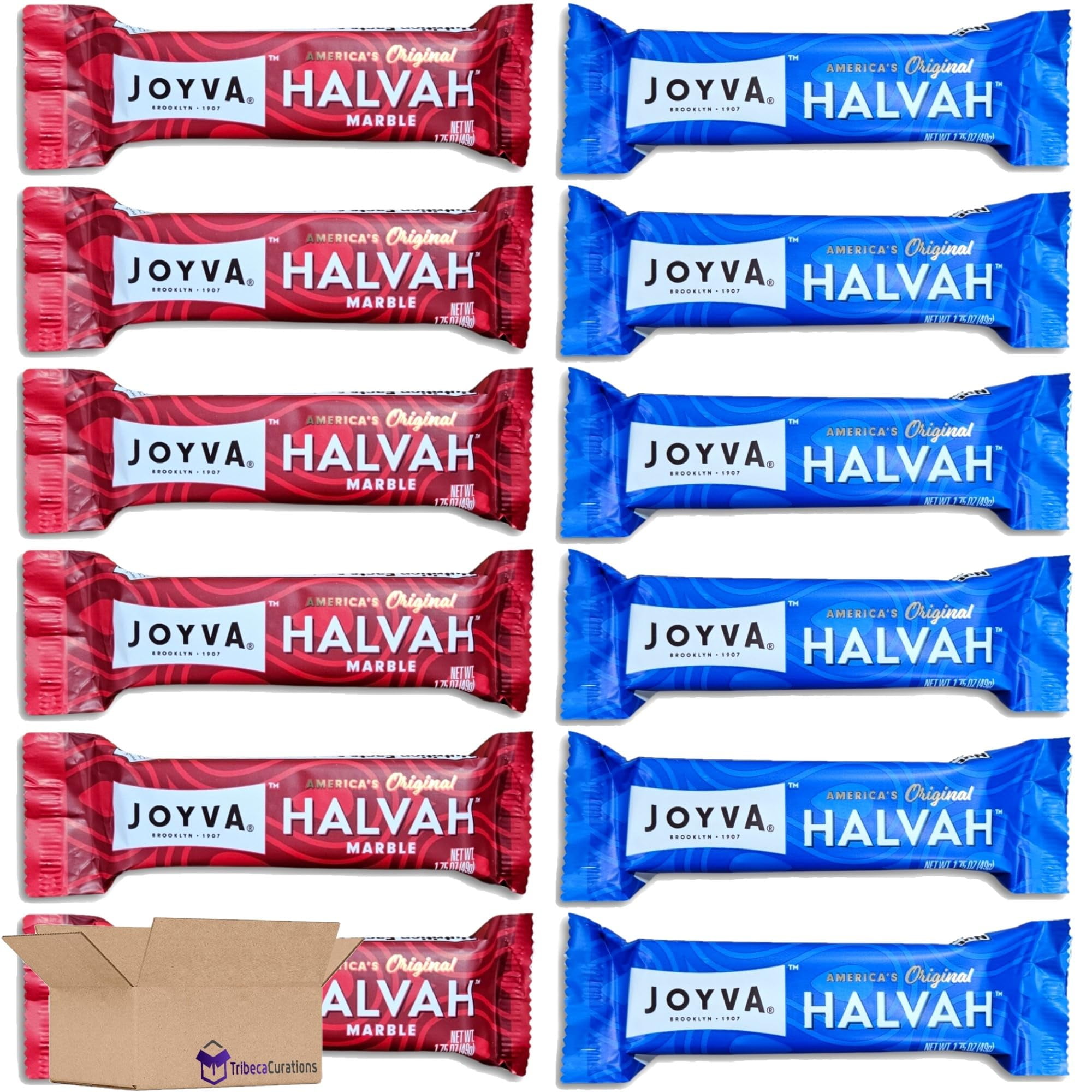 Halvah Bars Value Pack Bundled by Tribeca Curations 1.75 Ounce