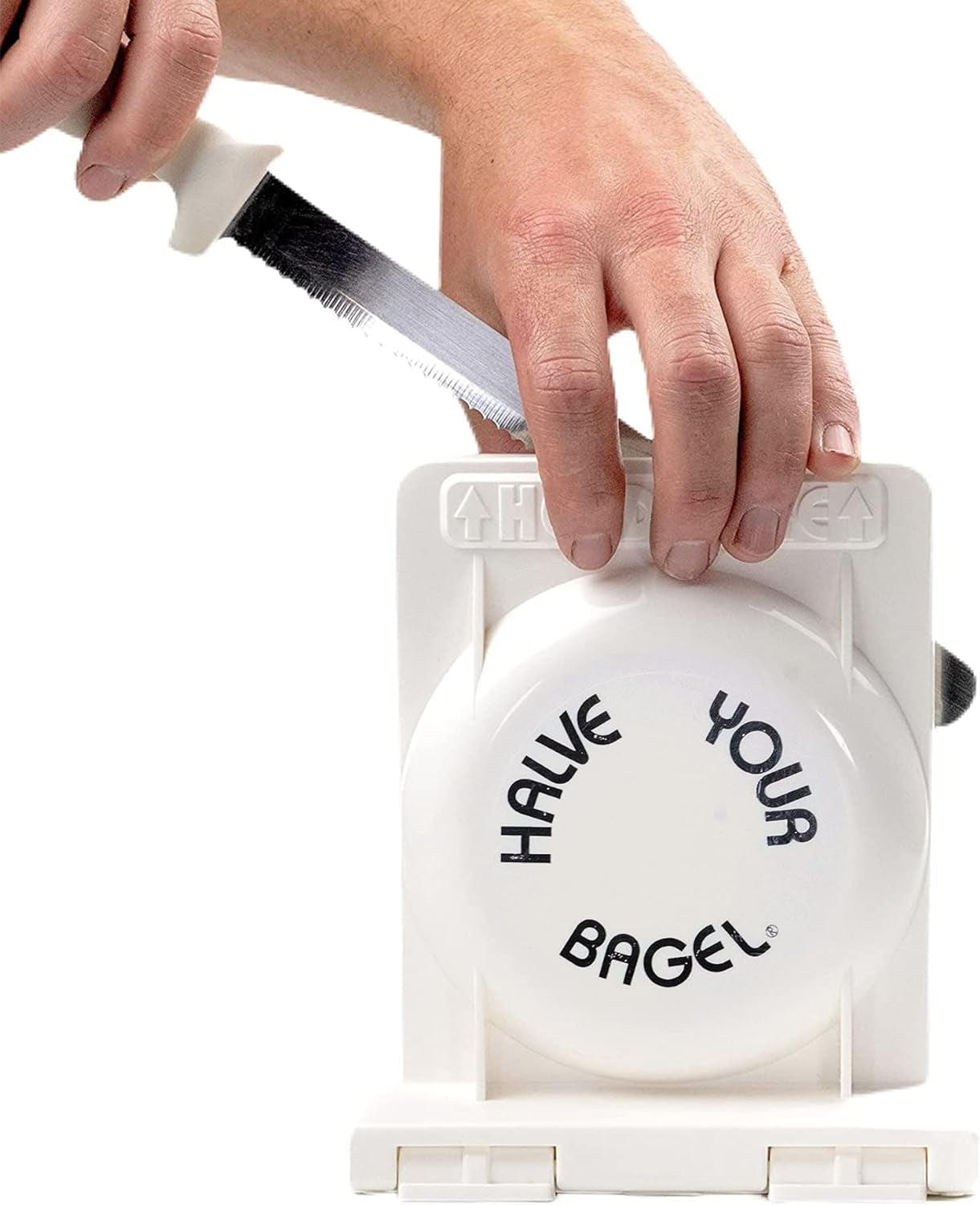 Halve Your Bagel Bagel Slicer, Durable Kitchen Gadgets. Bagel Cutter