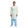 thumbnail image 1 of Halyard Basics Disposable SMS Protective Procedure Gown Yellow One Size Fits Most 10 per Pack, 1 of 2