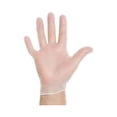 thumbnail image 1 of Halyard Disposable Vinyl Exam Glove Standard Cuff Length LARGE 55033 100 per Box, 1 of 3