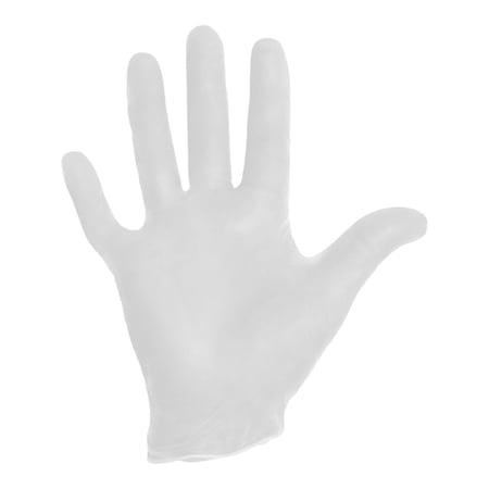 Halyard Disposable Vinyl Exam Glove Standard Cuff Length MEDIUM 50032 100 per Box