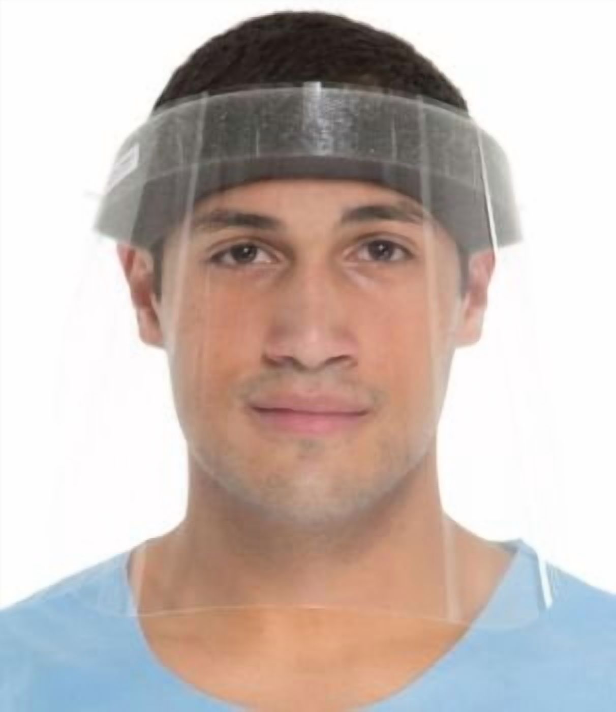 Halyard Health Face Shield - 3/4 Length Clear Visor 7.5 inch - 40/Case