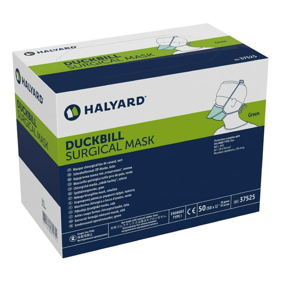 Halyard Surgical Mask Duckbill 300 per Case 37525