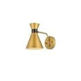 thumbnail image 1 of Halycon 6 inch light brass wall sconce, 1 of 3