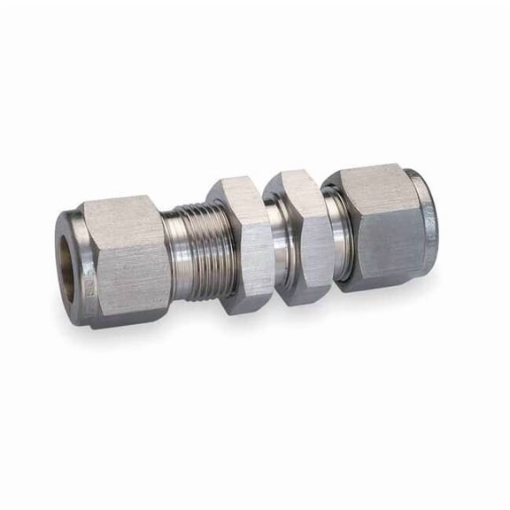 Ham-Let 3/8" Compression 316 SS Bulkhead Union 774L   SS 3/8