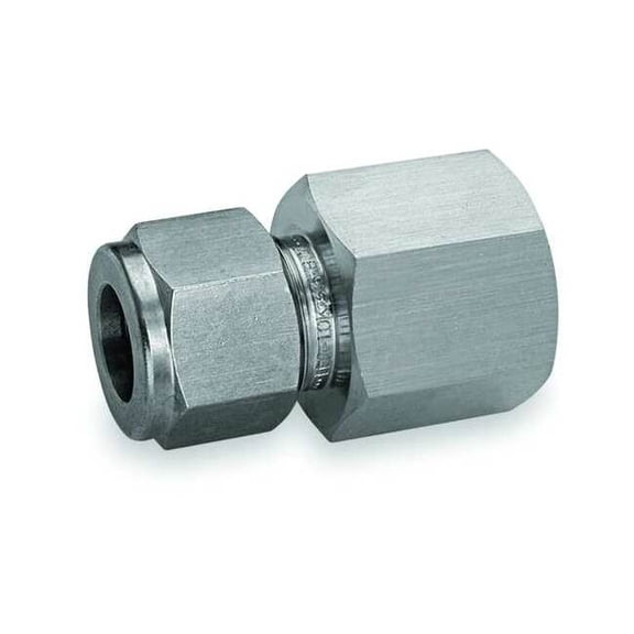 Ham-Let Connector,316 SS,LET-LOKxF,10mmx3/8In 766L-SS-10MM X 3/8