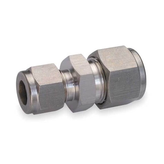 Ham-Let 1/2" x 3/8" Compression 316 SS Reducing Union 763L   SS 1/2 X 3/8