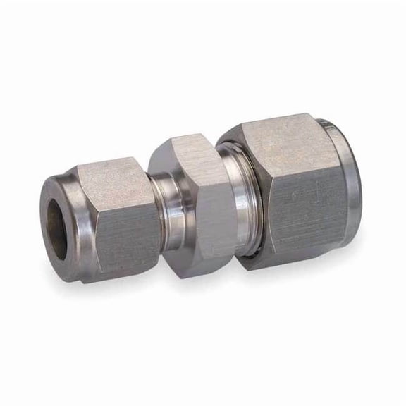 Ham-Let 1/4" x 1/8" Compression 316 SS Reducing Union 763L   SS 1/4 X 1/8
