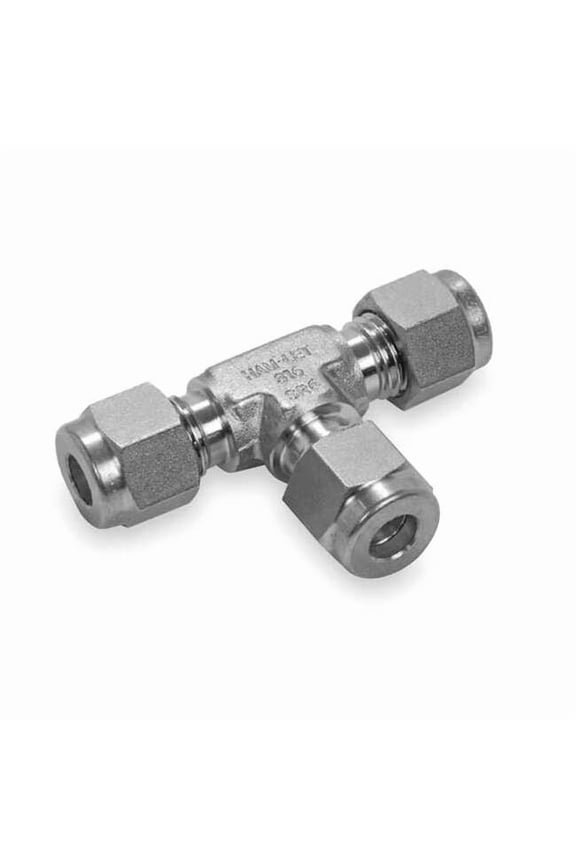 5/32" LET-LOK 316 SS Union Tee 764L-SS-4MM
