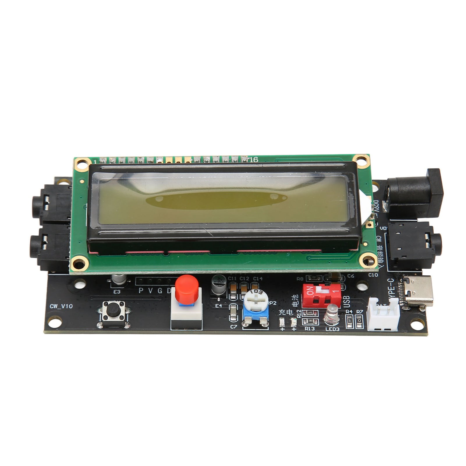 Ham radio essential cw decoder led display morse code reader translator