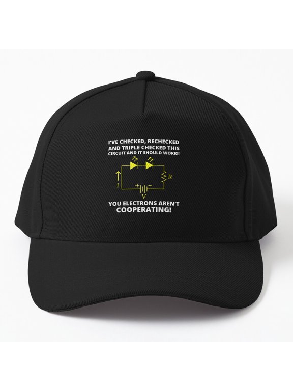 Ham Radio Operator Baseball Cap, Electrical Electronics Engineer Graphic Design, Classic Hat