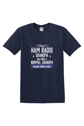 Ham Radio Operator Grandpa Graphic T-Shirt