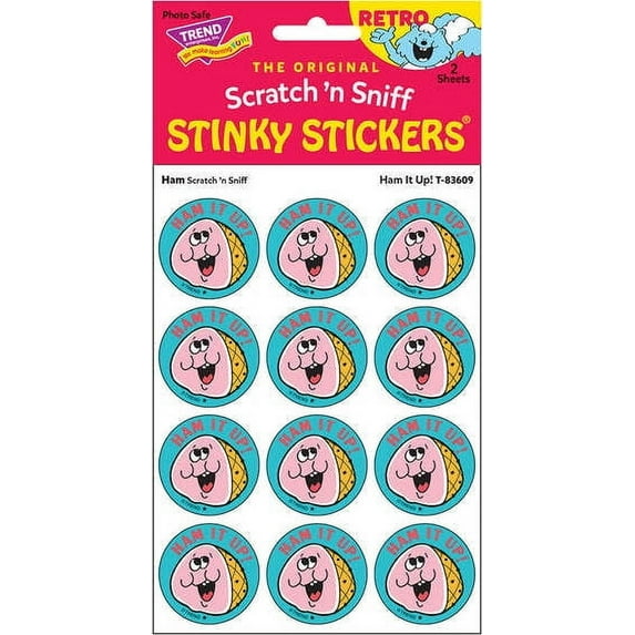 Ham Scratch Smell Sticker
