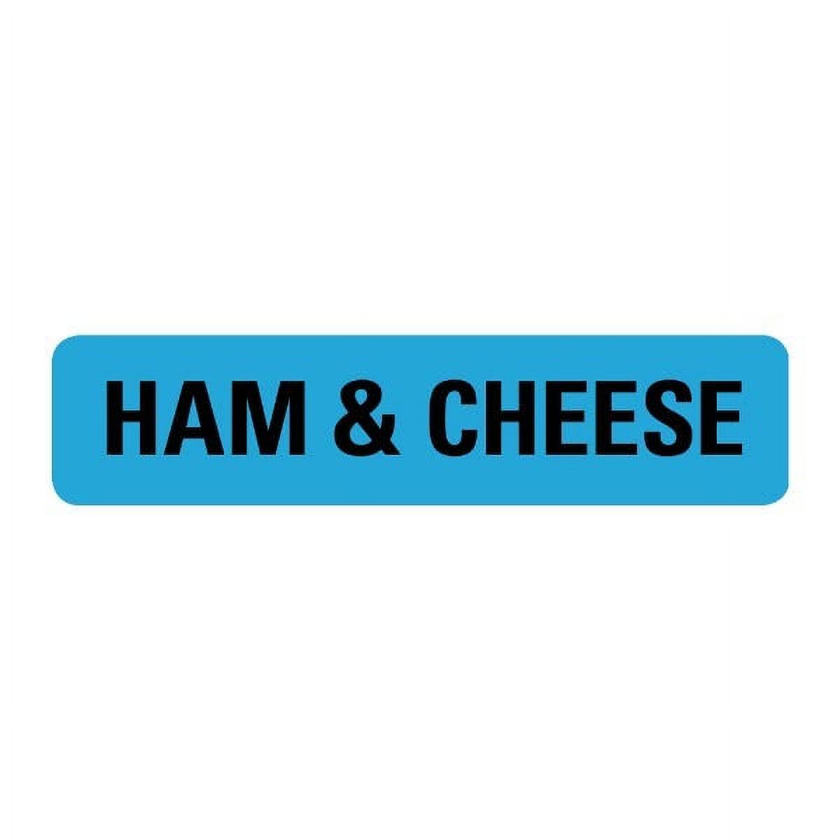 Ham and Cheese Food Service Medical Labels - image 1 of 1