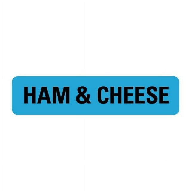Ham and Cheese Food Service Medical Labels