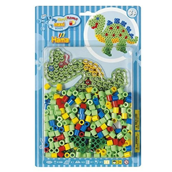 Hama 10.8909 Maxi Beads Dinosaur Kit Klein