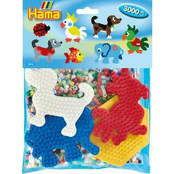 Hama, 3000 beads Midi Group Pack B