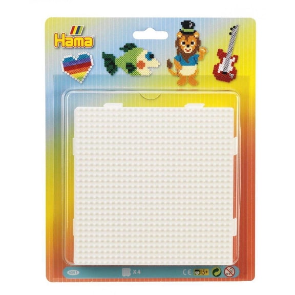 Hama : 4 Square Pegboard Blister