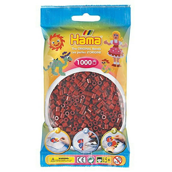 Hama Beads - Burgundy (1000 Midi Beads)