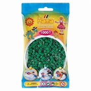 hama beads - green 1000 midi beads