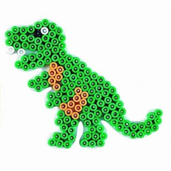 hama beads hama small dinosaur pegboard