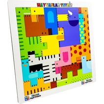 Hamaha Educational Wooden Toy Animals Animals Puzzle Jigsaw Puzzle Tetris