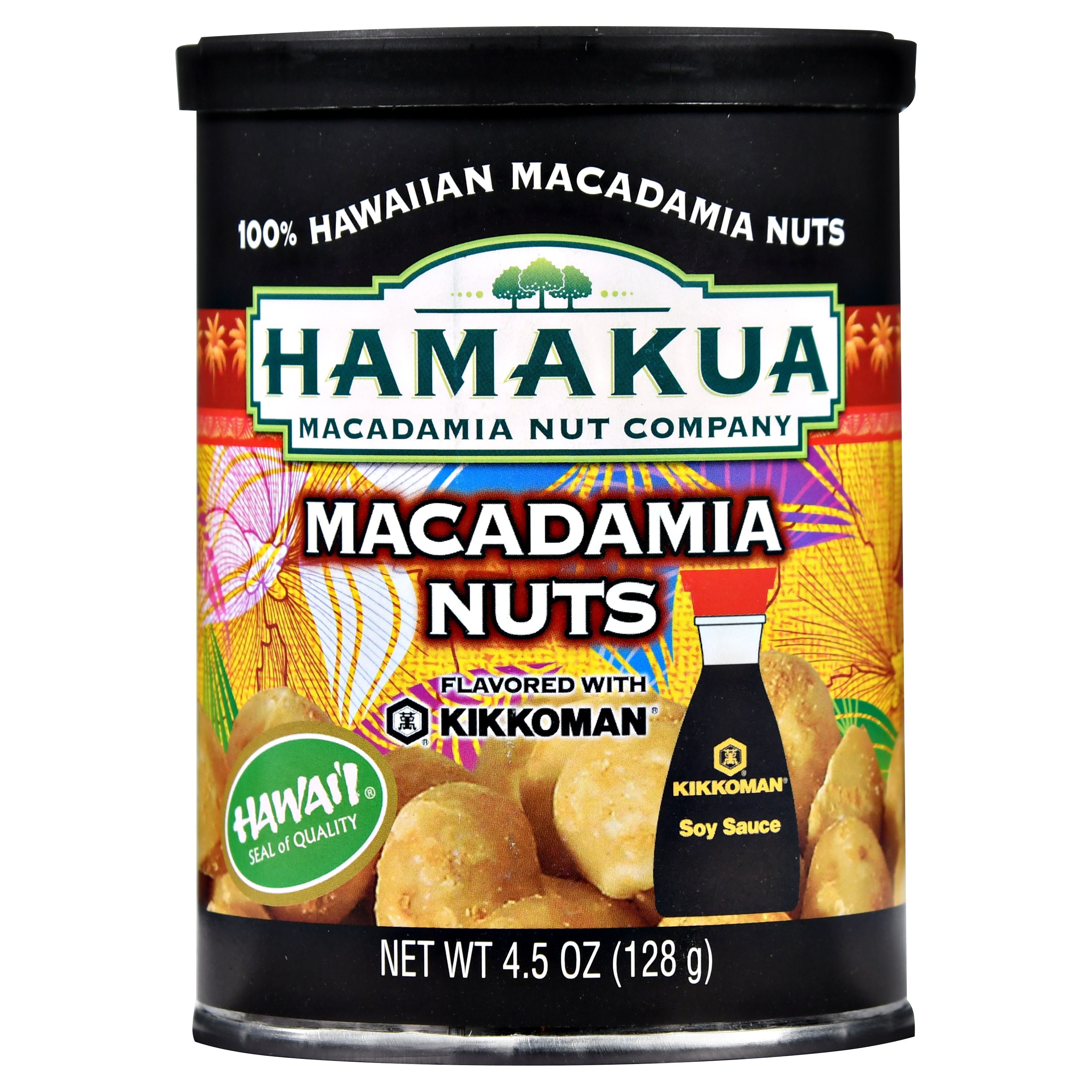 Hamakua Kikkoman Soy Sauce Macadamia Nuts, 4.5 Oz.